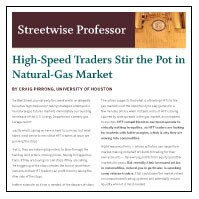 High-Speed Traders Stir the Pot in Natural-Gas Futures - CME Group