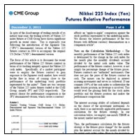 Nikkei 225 Index (Yen) Futures Relative Performance