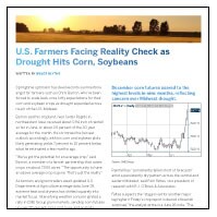 U.S. Farmers Facing Reality Check as Drought Hits Corn, Soybeans