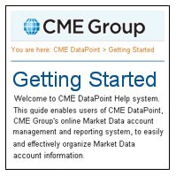 CME DataPoint Help System