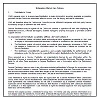 CME Group:  Schedule 4 Information