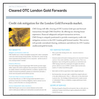 Cleared OTC London Gold Forwards