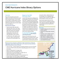 CME Hurricane Index Binary Options