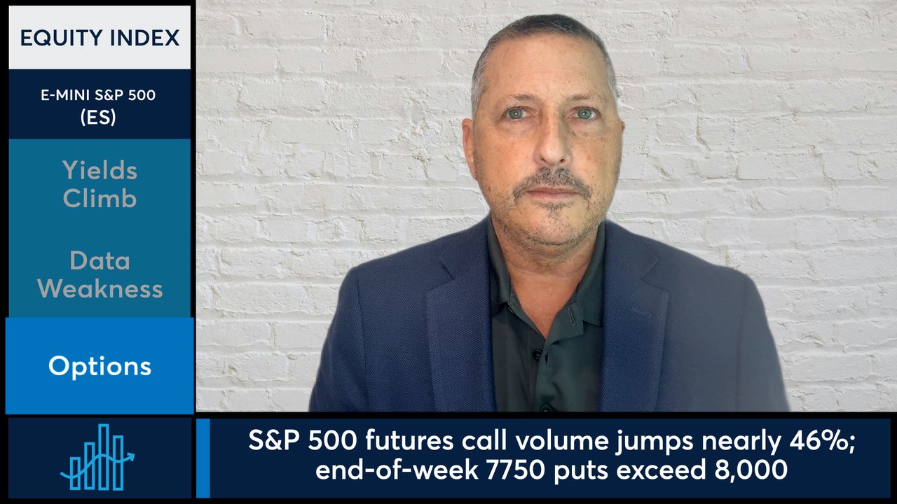 30-Year yield hits 2002 highs as E-mini S&P 500 volume jumps.