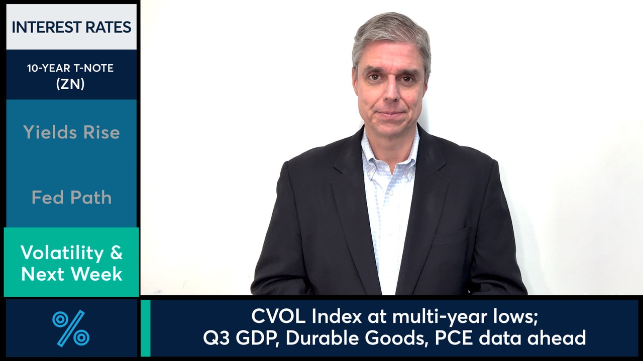 U.S. Treasury futures traded mixed as yields moved higher.