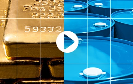 黄金、铜和石油分道扬镳