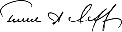Terrence A. Duffy's signature