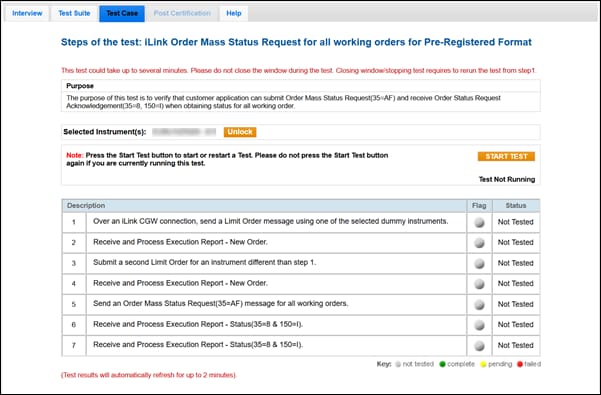 iLink Order Mass Status Request for all working orders for Pre ...