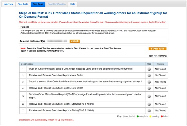 iLink Order Mass Status Request for all working orders for an ...